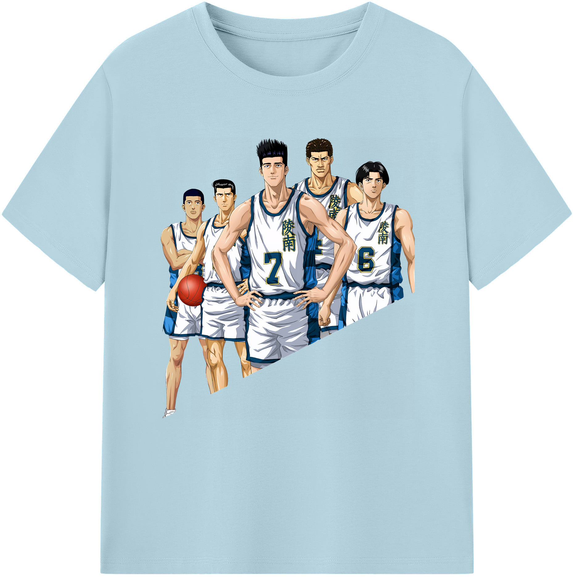 （画像用） SLAM DUNK／スラムダンク 綿100％半袖Tシャツ（フロントプリント）